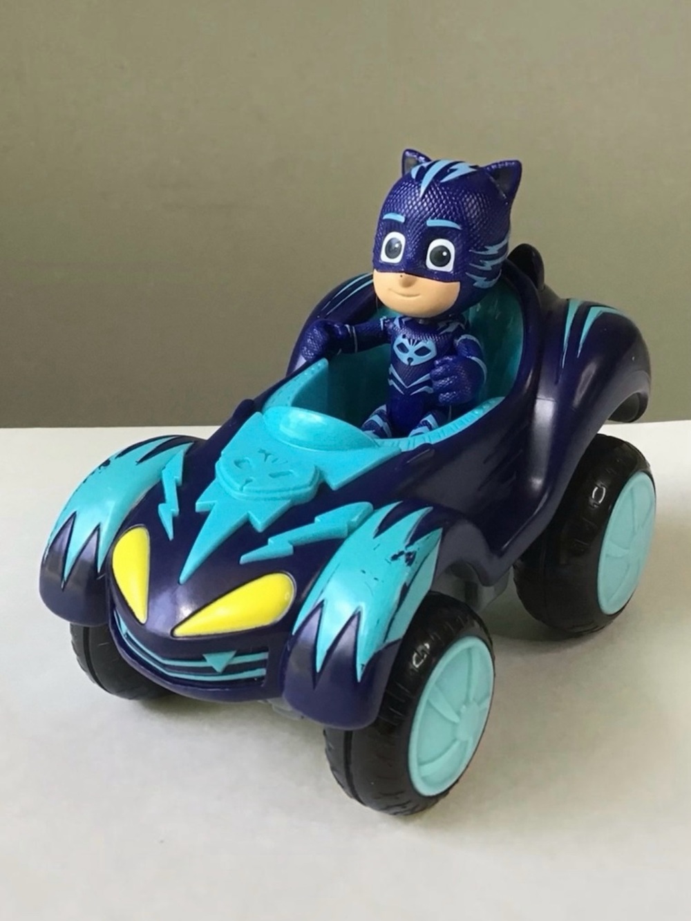PJ Masks Catboy Action Figure & Vehicle Hero Boost Blue Cat Car Set of 2